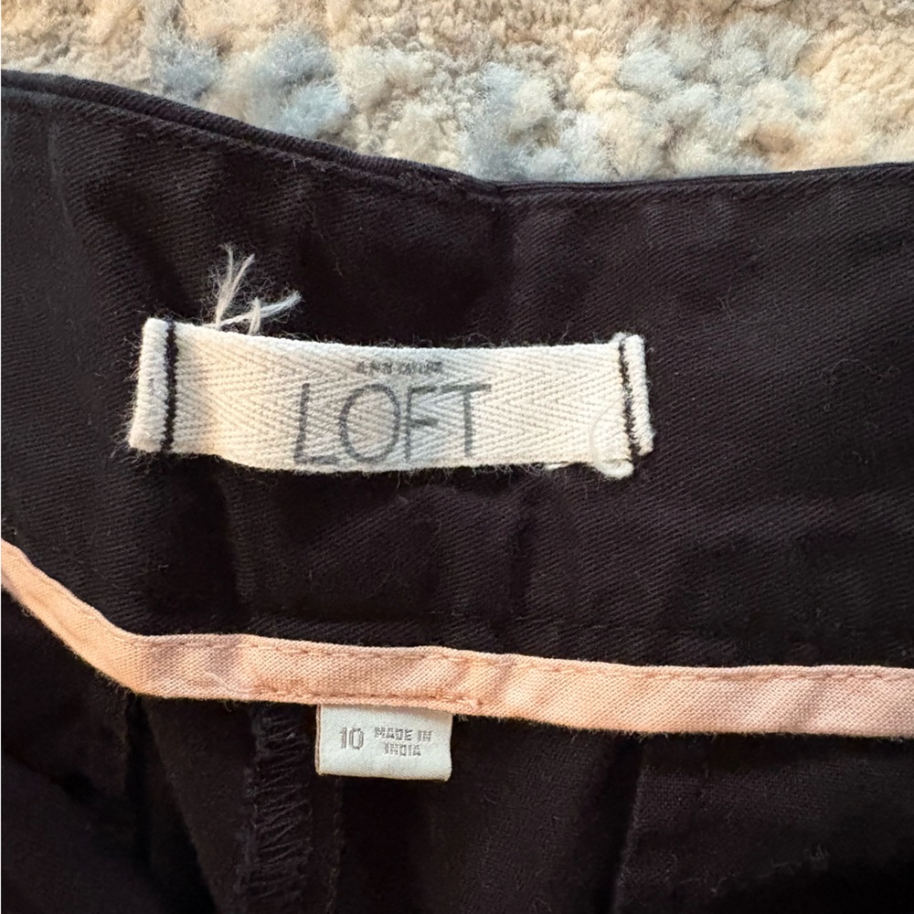 LOFT Black High Waist Women's Shorts - Picture 3 of 3
